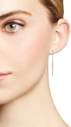 KC Designs 14K White Gold Diamond Elongated Drop Earrings