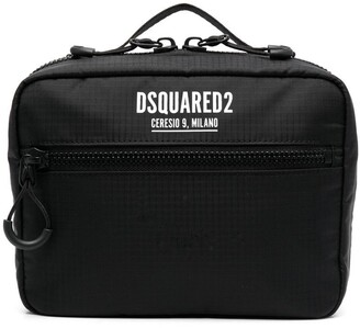 DSQUARED2 Logo-Print Makeup Bag