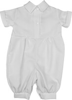 Thumbnail for your product : Little Things Mean a Lot Gabardine Christening Romper