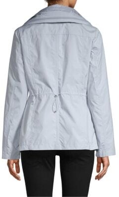 Cole Haan Snap Front Zip Collar Jacket