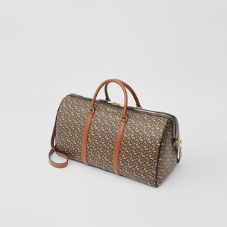 Burberry Monogram Print E-canvas and Leather Holdall