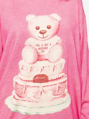 Moschino Cake Teddy Bear Wool Jumper