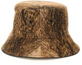Thumbnail for your product : Burberry Animal Print Reversible Bucket Hat
