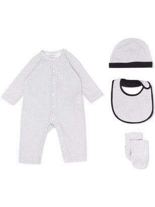 Emporio Armani Kids Logo Print Babywear Set