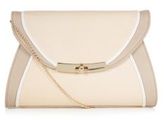 Thumbnail for your product : New Look Mink Chain Strap Colour Block Clutch