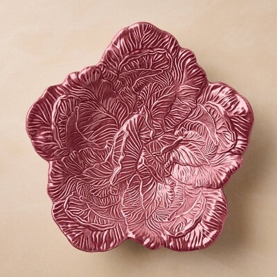 12.25"x12.75" Cabbage Stoneware Serving Bowl Purple - John Derian for Target