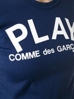 Thumbnail for your product : Comme des Garçons PLAY logo print T-shirt