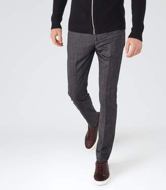 Reiss Paniche Checked Tailored Trousers