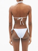 Thumbnail for your product : Heidi Klein Cape Verde Reversible Tie-side Bikini Briefs - Blue Print
