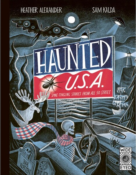 Wide Eyed Editions HauntedUSA-(Americana)byHeatherAlexander(Hardcover)