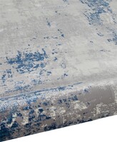 Thumbnail for your product : Sunbrella Modern Sm-02 Gray/Blue 9' x 12' Area Rug - Gray/Blue