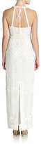 Thumbnail for your product : Sue Wong Beaded V-Neck Gown