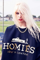 Thumbnail for your product : Brian Lichtenberg Homies Sweatshirt in Black/Gold