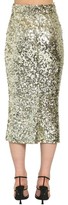Thumbnail for your product : Dolce & Gabbana High Waist Sequined Pencil Midi Skirt