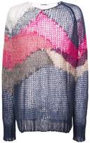 Thumbnail for your product : Jil Sander colour-block oversized sweater