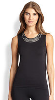 Thumbnail for your product : Wolford Samantha Embellished Neckline Top