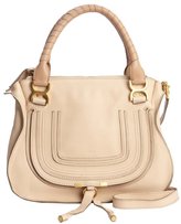 Thumbnail for your product : Chloé beige leather 'Marcie' convertible top handle bag