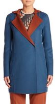Thumbnail for your product : Akris James Reversible Hooded Cashmere Coat