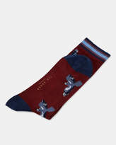 Thumbnail for your product : Ted Baker KAAMI Bird print cotton socks