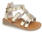Thumbnail for your product : Enzo 'Francesca' Scallop Sandal (Walker & Toddler)