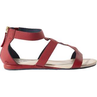 Lacoste \N Red Leather Sandals