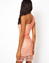 Thumbnail for your product : Forever Unique One Shoulder Lace Dress