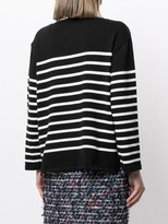 Thumbnail for your product : Coohem Horizontal-Stripe Knit Jumper
