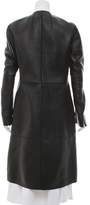 Thumbnail for your product : Akris Long Leather Coat w/ Tags