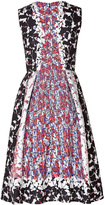 Thumbnail for your product : Peter Pilotto Silk Mixed Print Dress Gr. UK 10