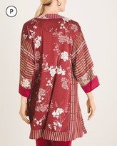 Thumbnail for your product : Travelers Collection Petite Mixed-Print Kimono