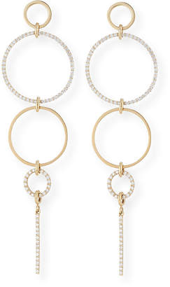 Lana Flawless Multi-Hoop & Diamond Drop Earrings