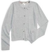 Thumbnail for your product : Burberry Toddler Girl's 'Mini Betheny' Merino Wool Cardigan