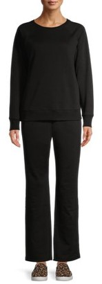 time and tru fleece cinch pant