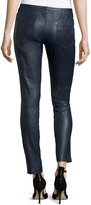 Thumbnail for your product : Haute Hippie Lambskin Leather Pants, Midnight