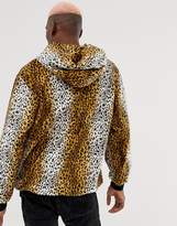 Thumbnail for your product : Reclaimed Vintage inspired oversized animal faux fur hoodie-Multi