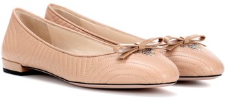 Prada Leather ballerina shoes