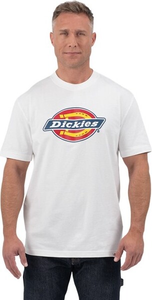 Men's Dickies Tri-Color Logo T-Shirt Large Tall White