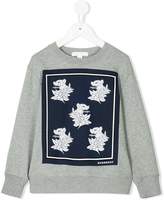 Thumbnail for your product : Burberry Kids Beasts patch sweatshirt