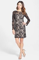 Thumbnail for your product : Adrianna Papell Beaded Embroidered Lace Shift Dress