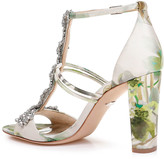 Thumbnail for your product : Badgley Mischka Laney Embellished Jacquard Sandals
