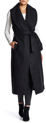 Fate Sleeveless Belted Duster