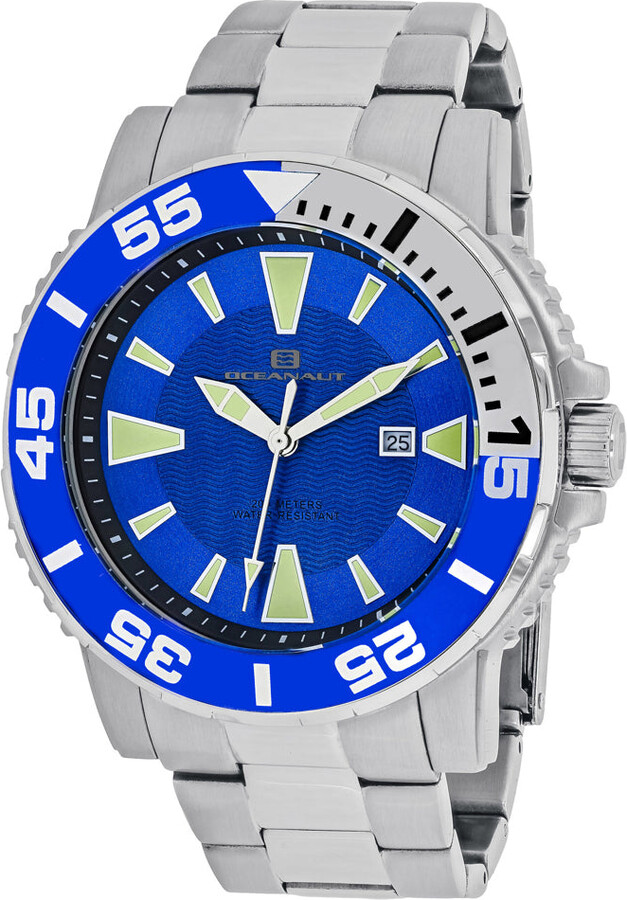Oceanaut Men's Marletta Blue Round 48mm