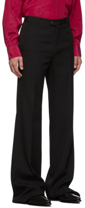 Givenchy Black Wool Classic Flare Pants