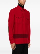 Thumbnail for your product : Polo Ralph Lauren Striped Wool Blend Polo Shirt