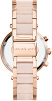 Thumbnail for your product : Michael Kors Women's Chronograph Parker Blush and Rose Gold-Tone Stainless Steel Bracelet Watch 39mm MK5896