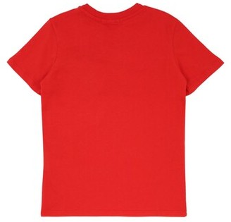 MSGM Logo Embellished Cotton Jersey T-Shirt