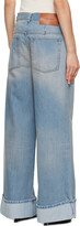 Thumbnail for your product : Victoria Beckham Blue Ella Jeans