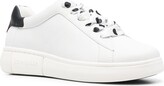 Thumbnail for your product : Kate Spade Polka-Dot Lace Leather Sneakers