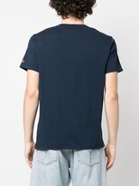 Thumbnail for your product : Sun 68 logo-patch cotton T-shirt