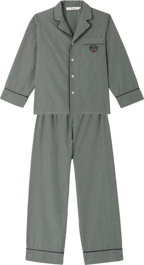 Dormeur check-pattern cotton pyjamas